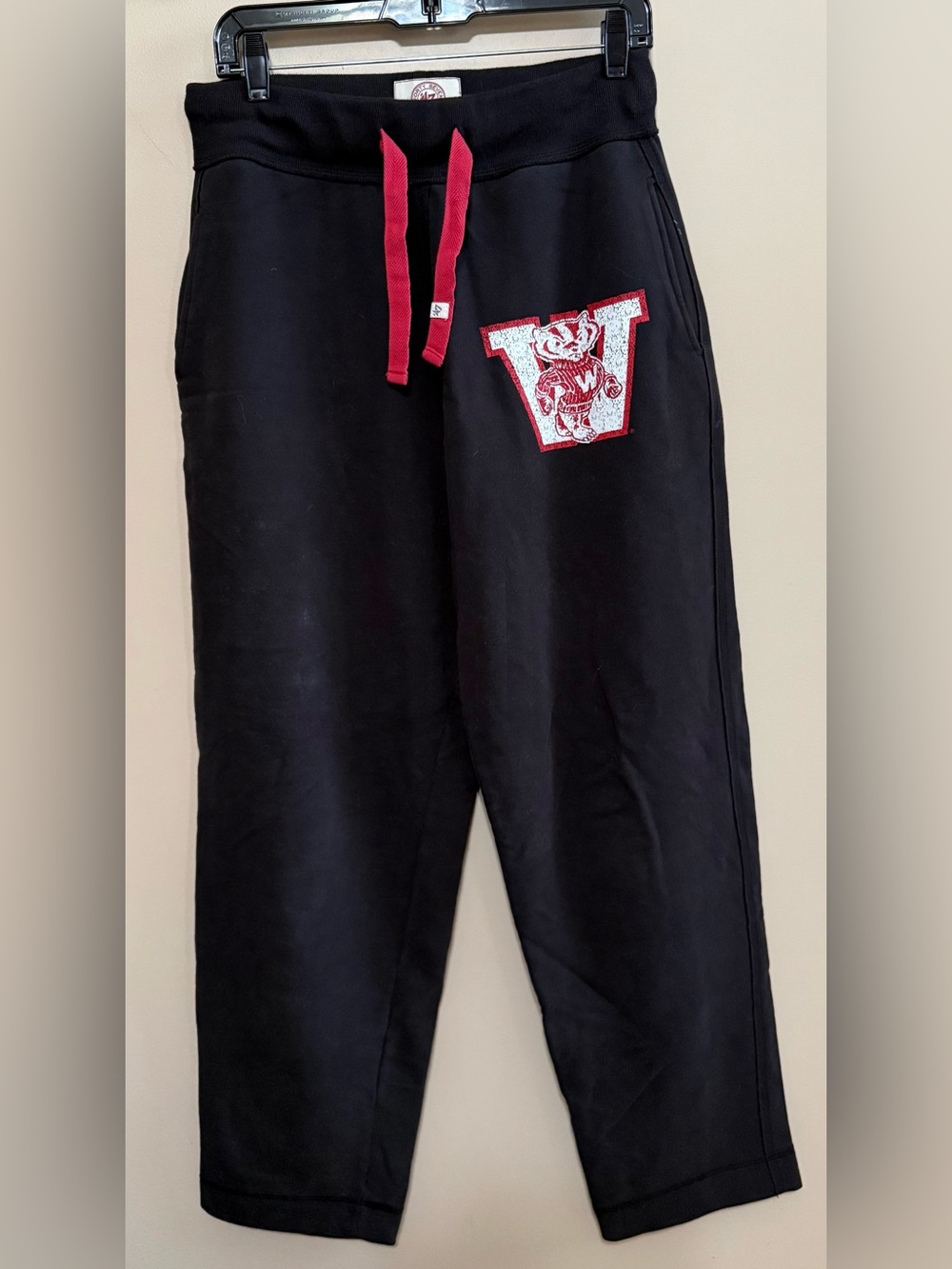 ‘47 Brand Wisconsin Badgers Wide Leg Thick Sweatpants Sz S
